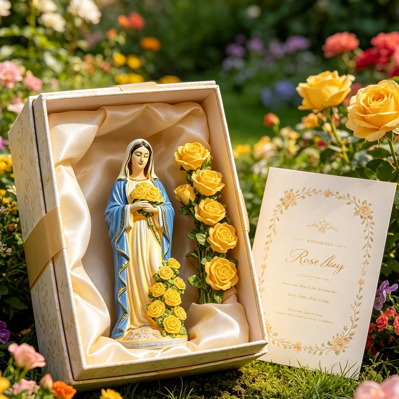 Smart Zen Garden - Virgin Mary Solar Statue Garden Decor