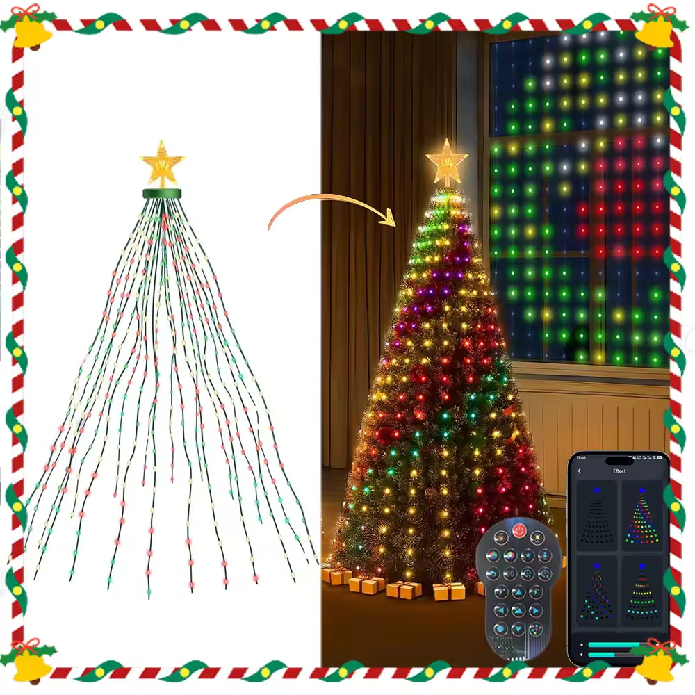 Smart Garden Led Lights - 2.1M 400LEDs Christmas Lights Holiday String