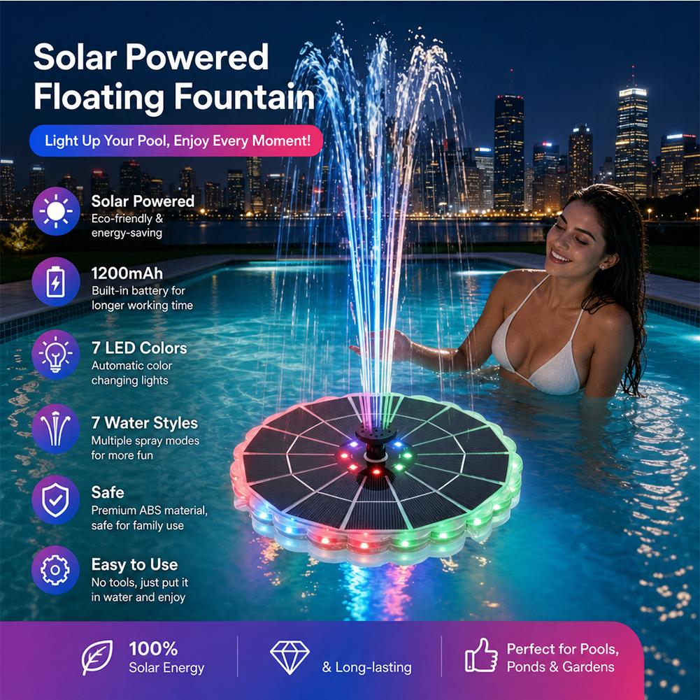 Smart Zen Garden - 3.5W Outdoor Solar Fountain Pump Kit