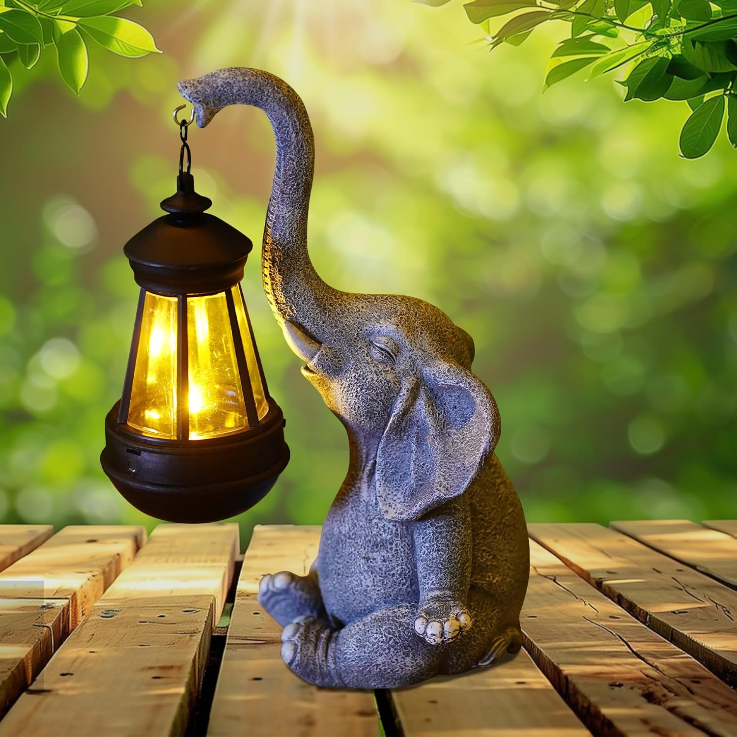 1PC Resin Elephant Garden Stat - Smart Zen Garden review and price
