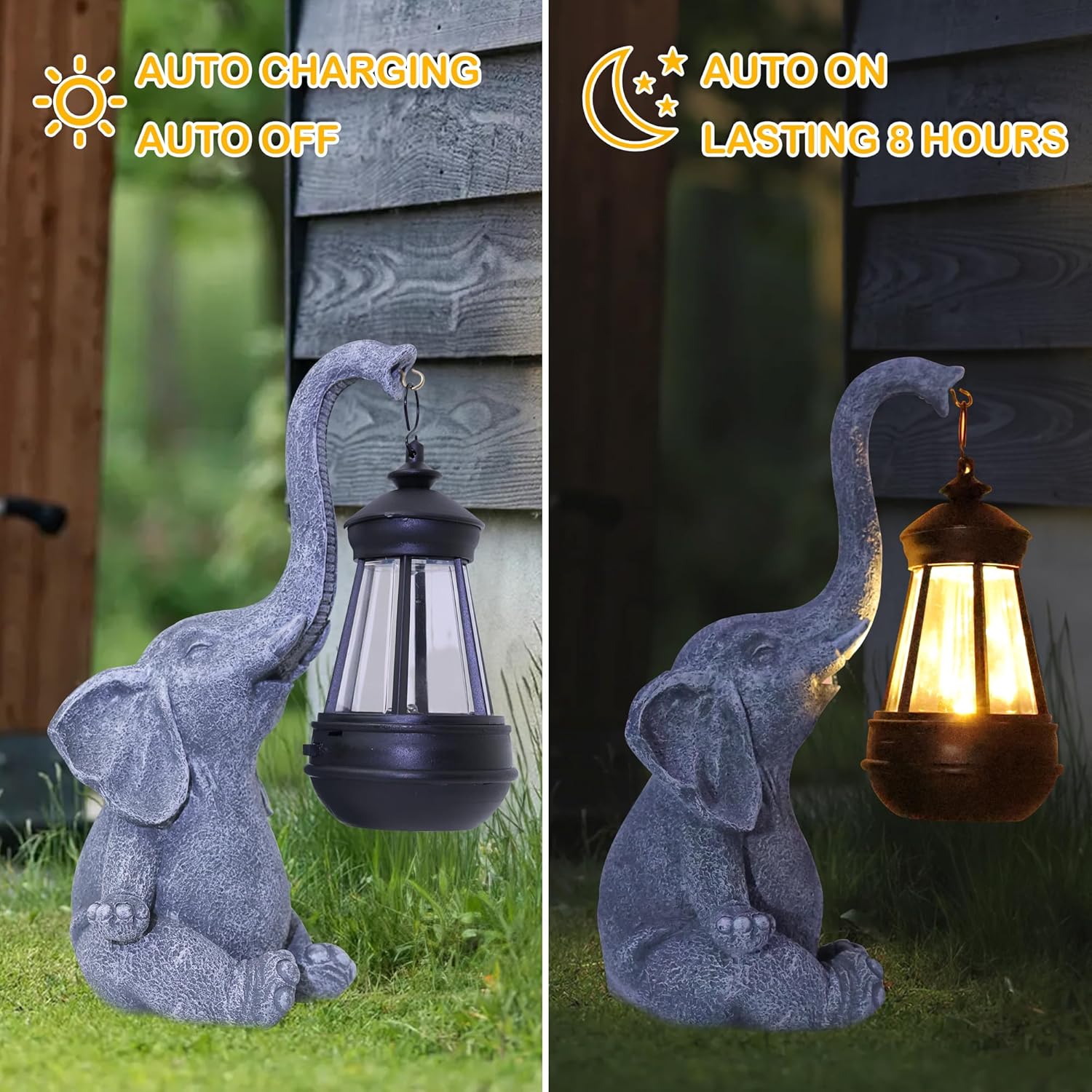1PC Resin Elephant Garden Stat - Smart Zen Garden review and price
