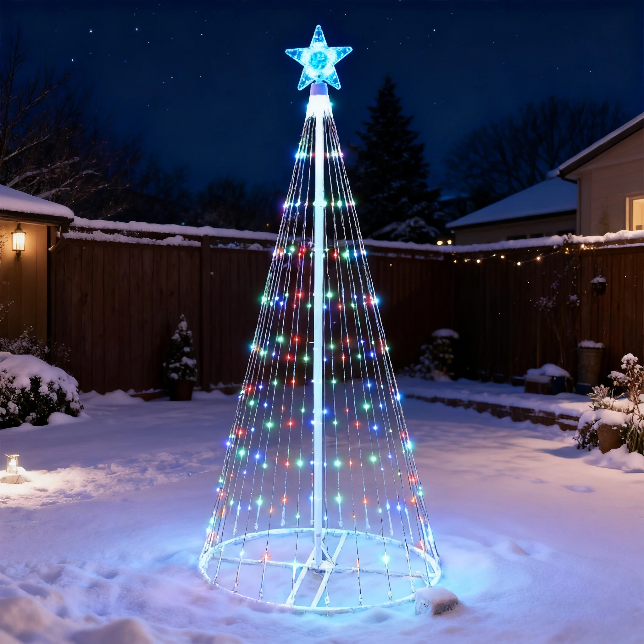 Solar-Powered LED Waterfall St - Smart Zen Garden review and price