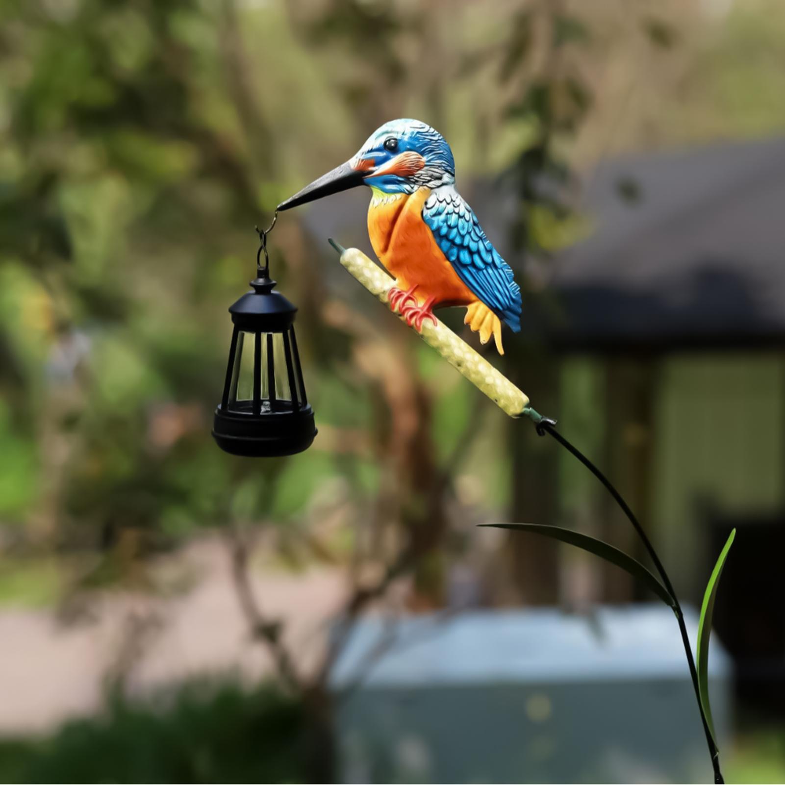 Solar Powered Kingfisher Light - Smart Zen Garden review and price