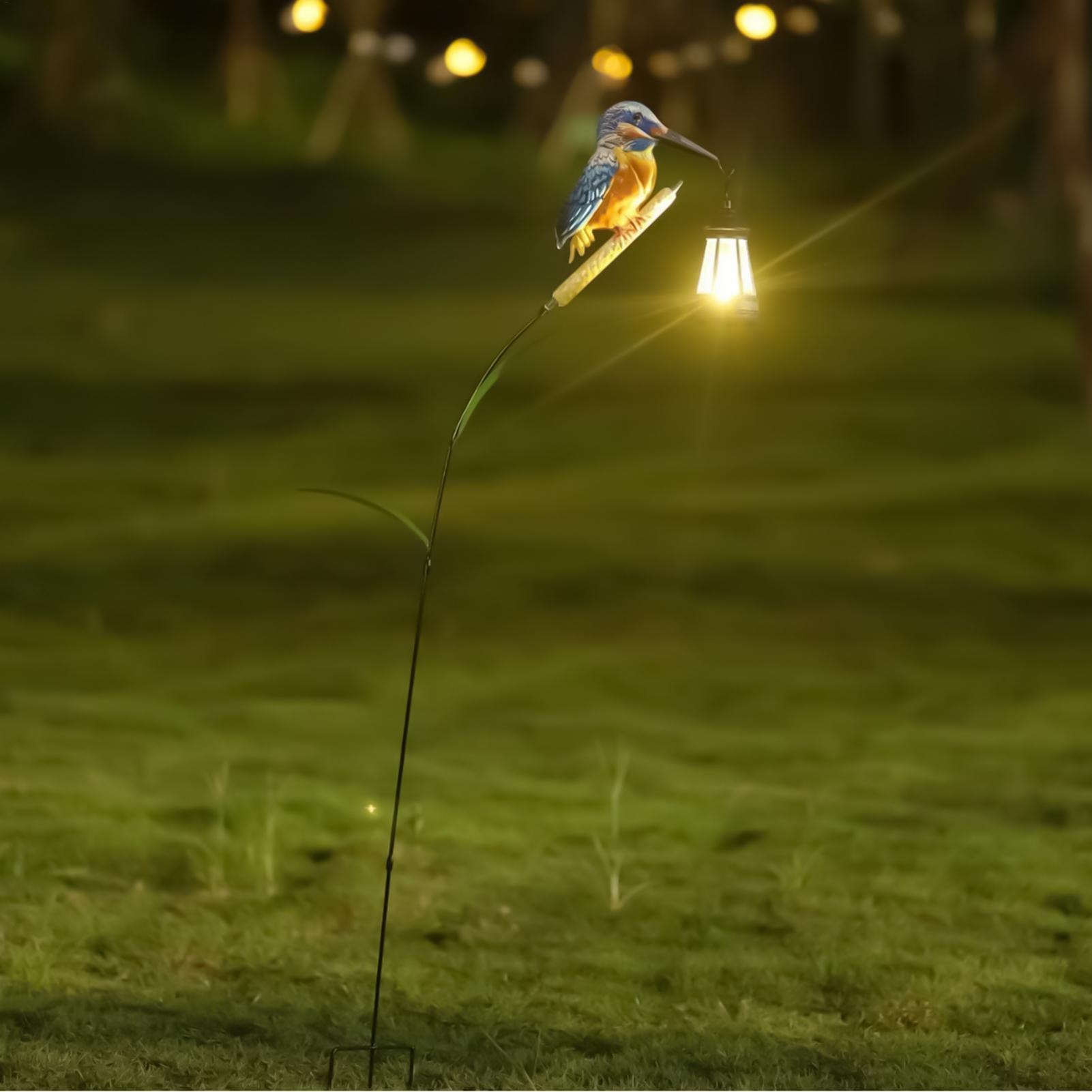 Solar Powered Kingfisher Light - Smart Zen Garden review and price