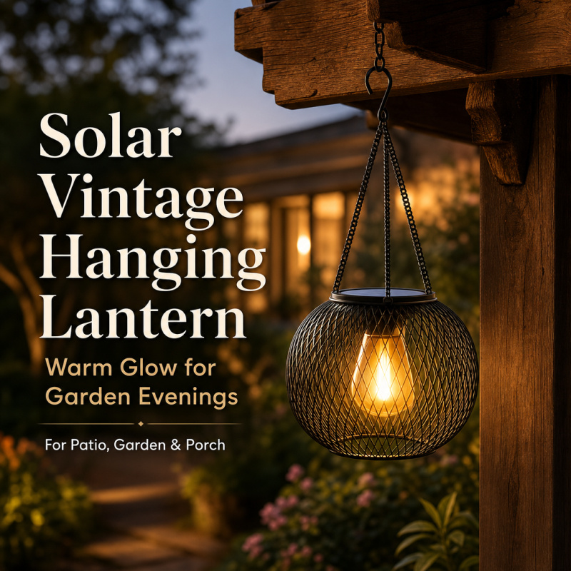 Solar Powered LED Hanging Floo - Smart Zen Garden review and price