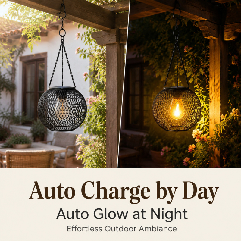 Solar Powered LED Hanging Floo - Smart Zen Garden review and price