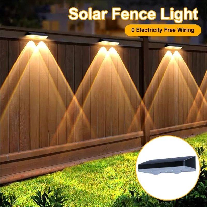 RGB Solar Fence Lights Outdoor - Smart Garden Fence & Balcony Hanging Planter review and price