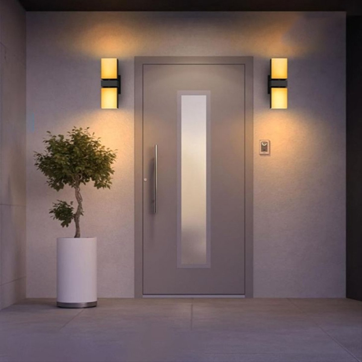 AA19 LED Wall Light Dual Head  - Smart Garden Fence & Balcony Hanging Planter review and price