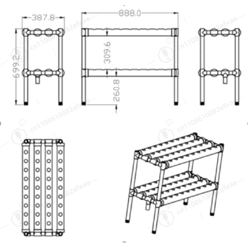 NFT Channel Hydroponics System - Smart Garden Hanging Baskets review and price