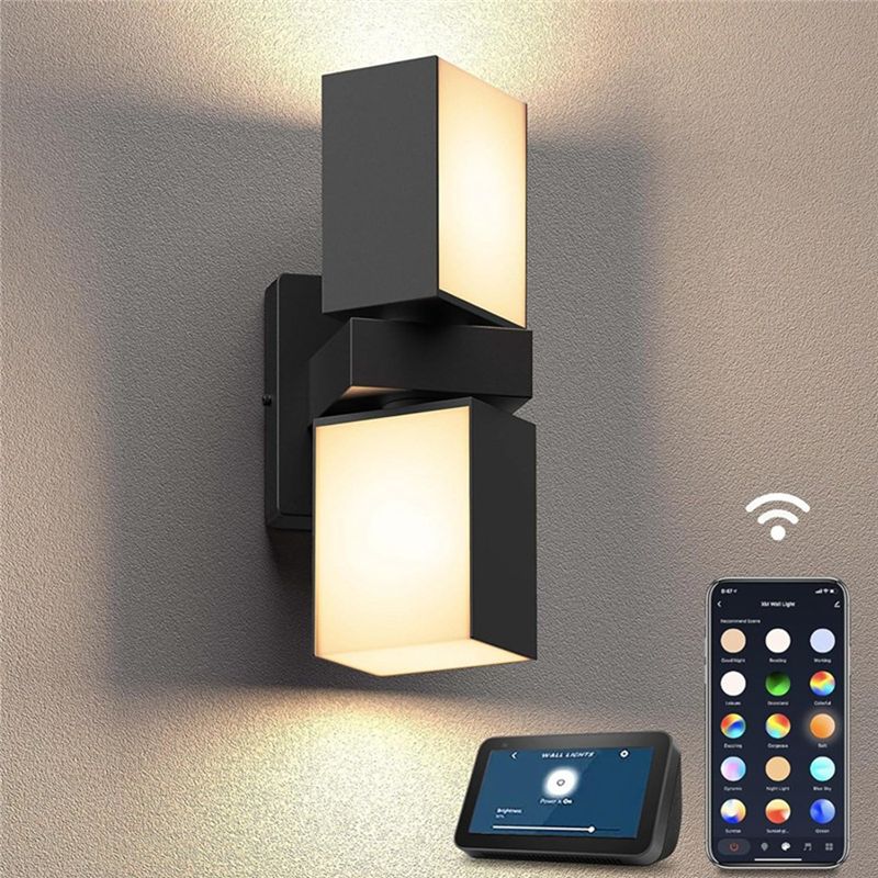 A33Z-LED Wall Light Dual Head  - Smart Garden Fence & Balcony Hanging Planter review and price