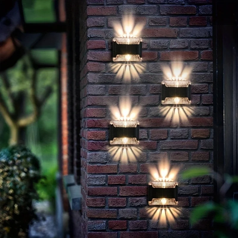 4pc Solar Wall Light: Outdoor  - Smart Garden Led Lights review and price