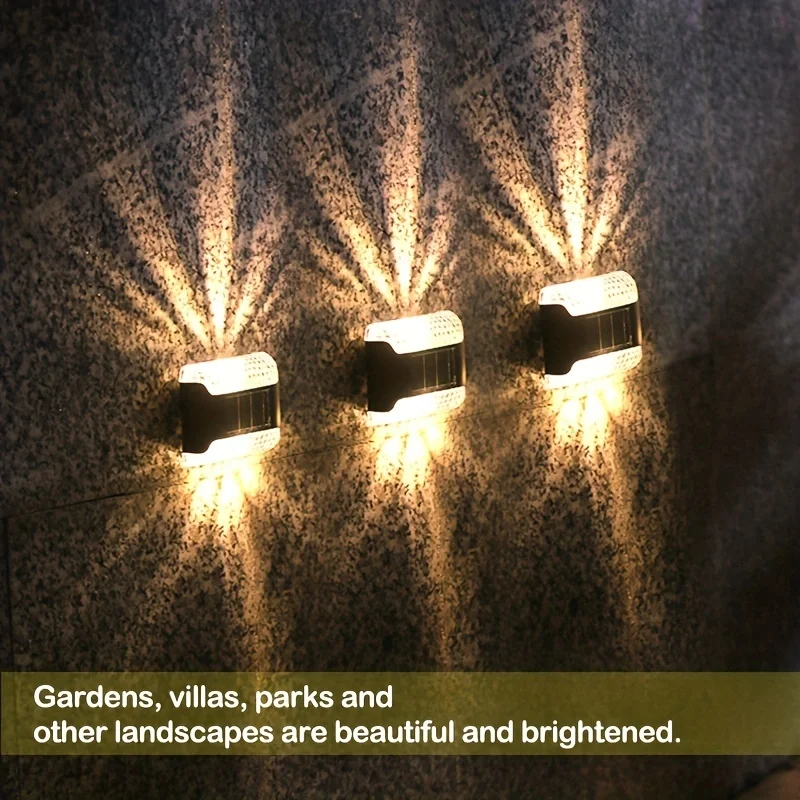 4pc Solar Wall Light: Outdoor  - Smart Garden Led Lights review and price