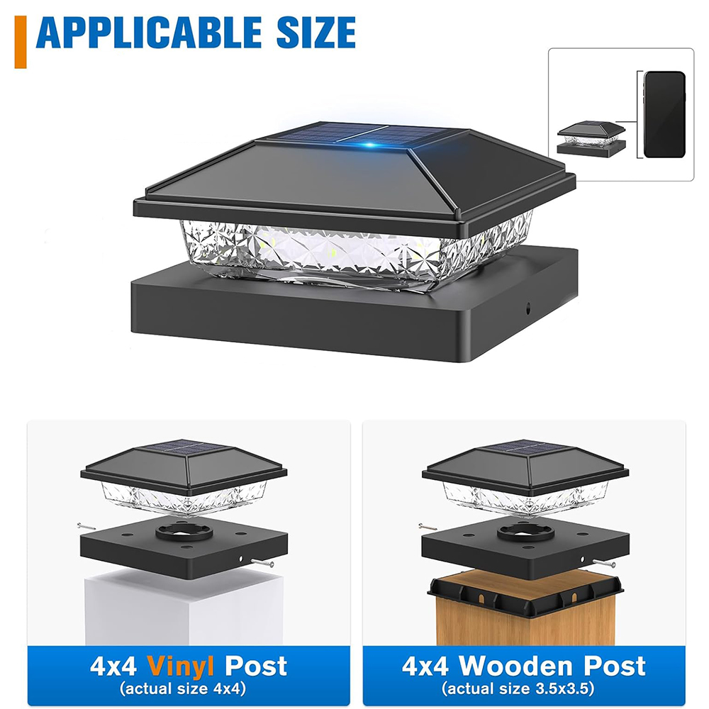 6/12X Outdoor Solar Post Cap L - Smart Garden Fence & Balcony Hanging Planter review and price