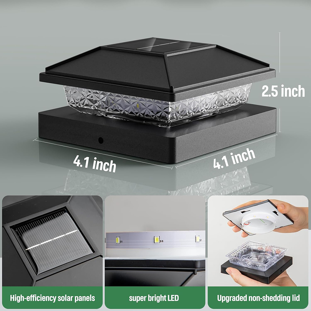 6/12X Outdoor Solar Post Cap L - Smart Garden Fence & Balcony Hanging Planter review and price