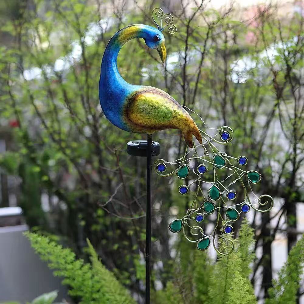 Metal Peacock Solar Stake Ligh - Smart Zen Garden review and price