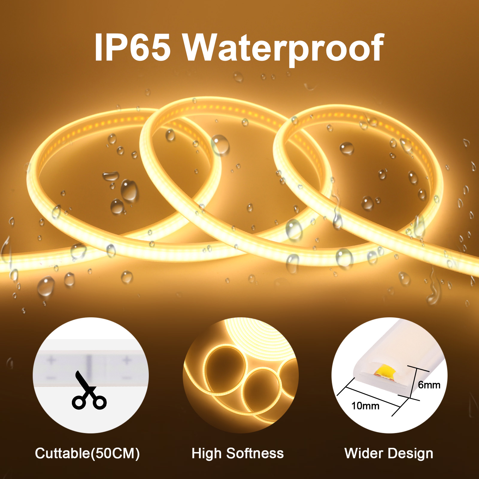 Dimmable COB LED Strip Light 2 - Led Plant Light Strip review and price